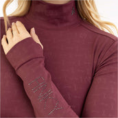 ANKY Shirt AW25 Mockneck Windsor Wine ANKY Shirt AW25 Mockneck Windsor Wine