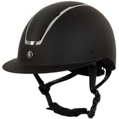 BR Casco de Equitación Omega painted Negro/Cromo BR Casco de Equitación Omega painted Negro/Cromo