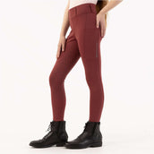 BR Legging de Equitación Eevolv Kika Kids Full Grip New Maroon BR Legging de Equitación Eevolv Kika Kids Full Grip New Maroon