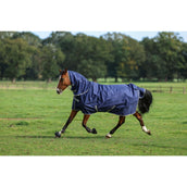 Bucas Freedom Turnout Full Neck 300g Navy/Plata Bucas Freedom Turnout Full Neck 300g Navy/Plata