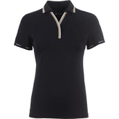 Cavallo Poloshirt CavalPique V-Neck Negro Cavallo Poloshirt CavalPique V-Neck Negro