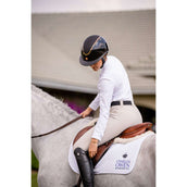 Charles Owen Casco Kylo Sparkly Wide Peak Black Gloss/Rose Gold Charles Owen Casco Kylo Sparkly Wide Peak Black Gloss/Rose Gold