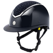 Charles Owen Casco Kylo Crystal Wide Peak MIPS Navy Gloss/Silver Charles Owen Casco Kylo Crystal Wide Peak MIPS Navy Gloss/Silver