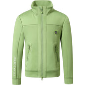 Covalliero Sudadera con capucha y cremallera SS25 Verde Covalliero Sudadera con capucha y cremallera SS25 Verde