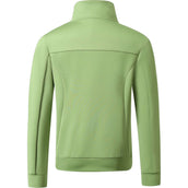 Covalliero Sudadera con capucha y cremallera SS25 Verde Covalliero Sudadera con capucha y cremallera SS25 Verde