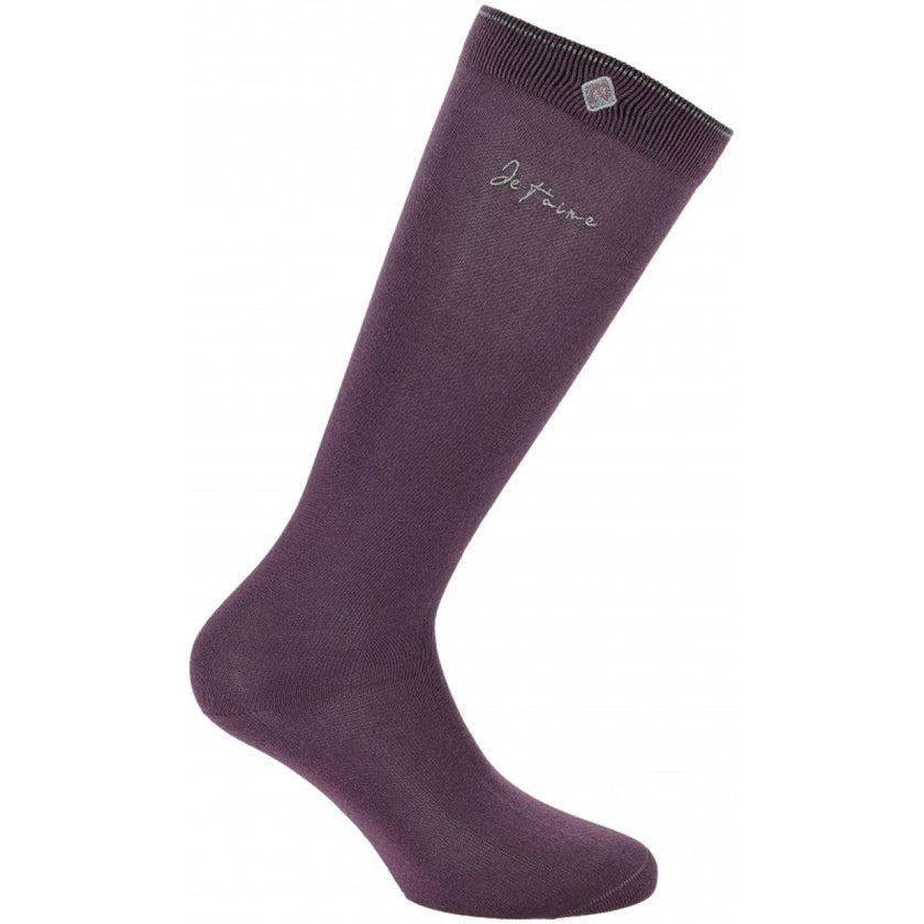EQUITHÈME Calcetines Rose Morado EQUITHÈME Calcetines Rose Morado