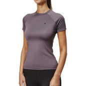 Equestrian Stockholm Shirt Dynamic Short Sleeve Dark Violet Equestrian Stockholm Shirt Dynamic Short Sleeve Dark Violet