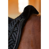 Equestrian Stockholm Mantilla Vegan Fur saltando Crystal Black Equestrian Stockholm Mantilla Vegan Fur saltando Crystal Black