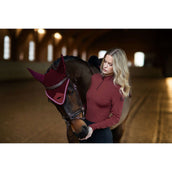 Equestrian Stockholm Bonete para Orejas Modern Crystal Bordeaux Equestrian Stockholm Bonete para Orejas Modern Crystal Bordeaux