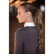 Equestrian Stockholm Camiseta de Competición Fine Line Blanco/Dark Violet Equestrian Stockholm Camiseta de Competición Fine Line Blanco/Dark Violet