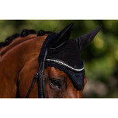 Equestrian Stockholm Bonete para Orejas All Black Glimmer Equestrian Stockholm Bonete para Orejas All Black Glimmer