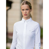 Equestrian Stockholm Camiseta de Competición Performance Blanco Equestrian Stockholm Camiseta de Competición Performance Blanco