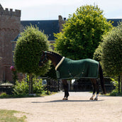 HB Ruitersport Manta de exhibición Special Peach Forest Green HB Ruitersport Manta de exhibición Special Peach Forest Green
