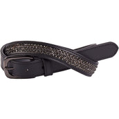 Harry's Horse Cinturón Leder Crystal Negro/Gunmetal Harry's Horse Cinturón Leder Crystal Negro/Gunmetal
