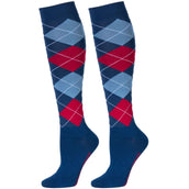 Harry's Horse Calcetines Check Moonlit Ocean Harry's Horse Calcetines Check Moonlit Ocean
