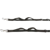 Harry's Horse Rienda fija Ajustable con Elástico Negro Harry's Horse Rienda fija Ajustable con Elástico Negro