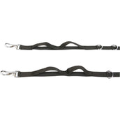 Harry's Horse Rienda fija Ajustable con Elástico Negro Harry's Horse Rienda fija Ajustable con Elástico Negro
