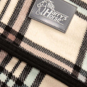 Harry's Horse Manta de Forro Polar Check Crema Harry's Horse Manta de Forro Polar Check Crema