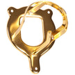 Harry's Horse Colgador de Bridas Metallic Oro