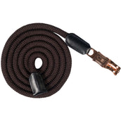 HKM Cuerda de Cabestro Rosegold Glamour Con anillas de pánico Marron/Oro Rosa HKM Cuerda de Cabestro Rosegold Glamour Con anillas de pánico Marron/Oro Rosa