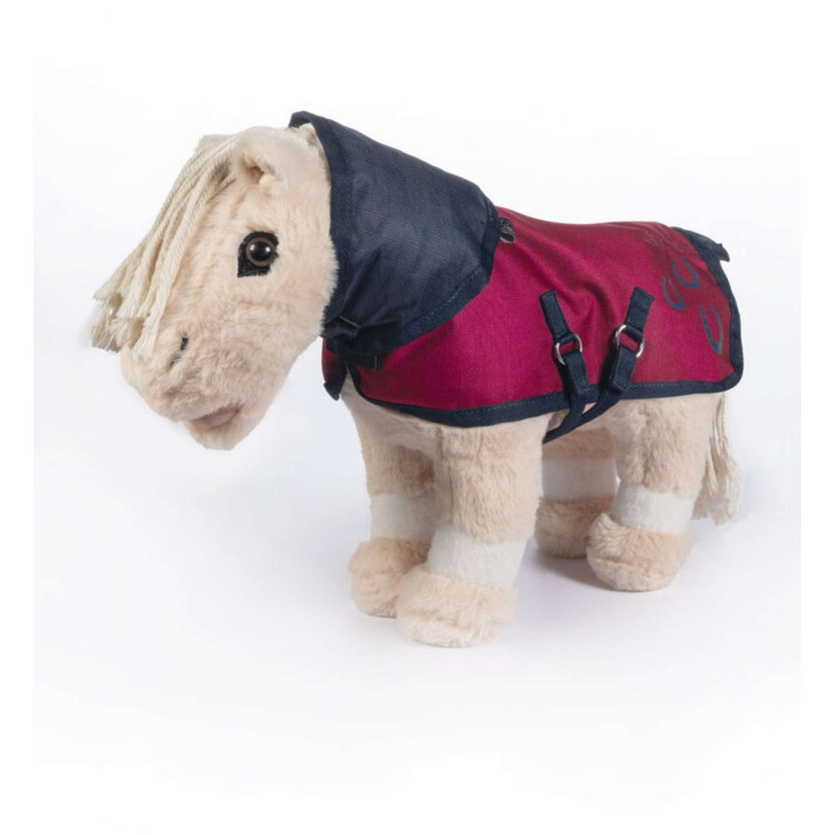 HKM Poni de Peluche Manta para Exterior Azul oscuro/rosa HKM Poni de Peluche Manta para Exterior Azul oscuro/rosa