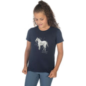 HKM T-Shirt Sparkle Azul oscuro HKM T-Shirt Sparkle Azul oscuro