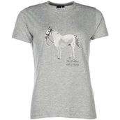 HKM T-Shirt Sparkle Gris Melange HKM T-Shirt Sparkle Gris Melange
