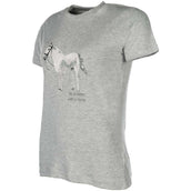 HKM T-Shirt Sparkle Gris Melange HKM T-Shirt Sparkle Gris Melange