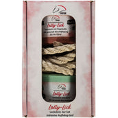 HKM Piedra de Lamer Lolly Lick Set de 2 Escaramujo/Manzana HKM Piedra de Lamer Lolly Lick Set de 2 Escaramujo/Manzana