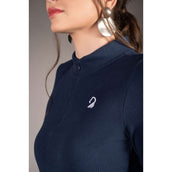 HKM Shirt Arezzo Soft Mangas Largas Azul oscuro HKM Shirt Arezzo Soft Mangas Largas Azul oscuro