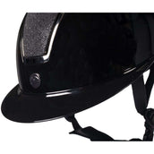 HKM Gorra Lady Shield Brillant Negro/Plata HKM Gorra Lady Shield Brillant Negro/Plata