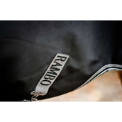 Rambo Turnout Rug 1680D Varilayer 250g Black/Thunderstorm Grey/Silver Rambo Turnout Rug 1680D Varilayer 250g Black/Thunderstorm Grey/Silver