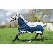Rambo Summer Series Turnout V-front Azul/Gris Rambo Summer Series Turnout V-front Azul/Gris