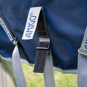 Amigo Turnout Rug FieldSafe Plus 1200D 0g Navy/Titanium Grey/Silver Amigo Turnout Rug FieldSafe Plus 1200D 0g Navy/Titanium Grey/Silver