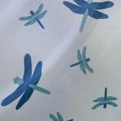 Amigo Bug Rug Dragonfly Print/Silver/Blue/Sage Amigo Bug Rug Dragonfly Print/Silver/Blue/Sage