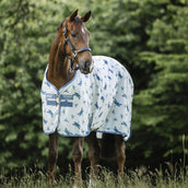 Amigo Bug Rug Dragonfly Print/Silver/Blue/Sage Amigo Bug Rug Dragonfly Print/Silver/Blue/Sage