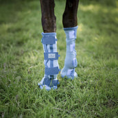 Horseware Fly Boots Set of 2 Heather Blue/Blue/Silver Horseware Fly Boots Set of 2 Heather Blue/Blue/Silver