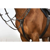 Rambo Micklem Arnés de Pecho con martingala Negro Rambo Micklem Arnés de Pecho con martingala Negro