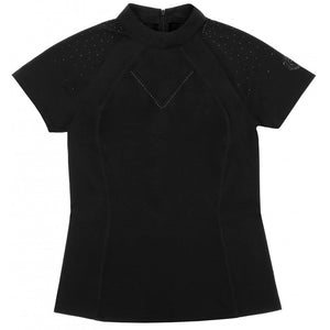EQUITHÈME Polo Claudia Negro EQUITHÈME Polo Claudia Negro