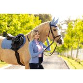 LeMieux Mantilla Suede Close Contact Square saltando Powder Blue LeMieux Mantilla Suede Close Contact Square saltando Powder Blue