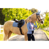 LeMieux Mantilla Suede Close Contact Square saltando Powder Blue LeMieux Mantilla Suede Close Contact Square saltando Powder Blue