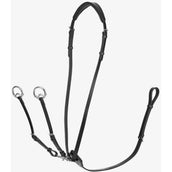 LeMieux Martingala Kudos Running Negro/Plata LeMieux Martingala Kudos Running Negro/Plata