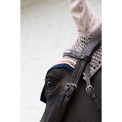 Kentucky Horsewear Bonete para Orejas Wellington Pied-de-Poule Bordeaux/Navy Kentucky Horsewear Bonete para Orejas Wellington Pied-de-Poule Bordeaux/Navy