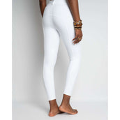 Kentucky Pantalón de Equitación Miami Knee Grip Mujer Blanco Kentucky Pantalón de Equitación Miami Knee Grip Mujer Blanco