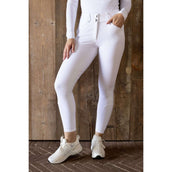 Kentucky Pantalón de Equitación Miami Knee Grip Mujer Blanco Kentucky Pantalón de Equitación Miami Knee Grip Mujer Blanco