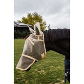 Kentucky Máscara para Moscas Heart con Orejas y Nariz Beige Kentucky Máscara para Moscas Heart con Orejas y Nariz Beige