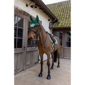 Kentucky Bonete para Orejas Wellington Velvet Pied De Poule Verde oscuro Kentucky Bonete para Orejas Wellington Velvet Pied De Poule Verde oscuro