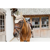 Kentucky Horsewear Bonete para Orejas Wellington 3D Logo Beige Kentucky Horsewear Bonete para Orejas Wellington 3D Logo Beige