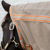 Kentucky Horsewear Manta Antimoscas Comfort Mesh Beige/Naranja Kentucky Horsewear Manta Antimoscas Comfort Mesh Beige/Naranja