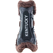Kentucky Horsewear Botas para Tendones Piel de oveja vegana elástica de bambú Negro/Marrón Kentucky Horsewear Botas para Tendones Piel de oveja vegana elástica de bambú Negro/Marrón